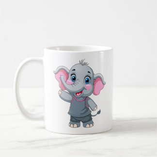 Cute Baby Elephant Mok