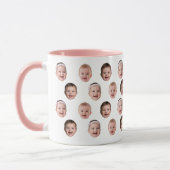 Cute Baby Face Mug with Custom Photos (Gauche)