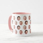 Cute Baby Face Mug with Custom Photos (Devant gauche)