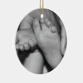 Cute Baby Feet Keramisch Ornament (Rechts)