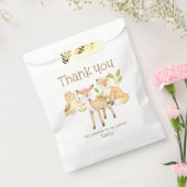Cute Baby Forest Animals Birthday Hartelijk dank Bedankzakje (Gezegeld)