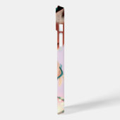 Cute Baby Fox avec Fairy Lights iPhone 14 + Coque (Verso / Gauche)