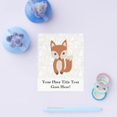 Cute Baby Fox Flyer (Enkel)