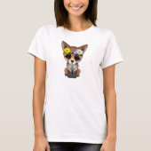 Cute Baby Fox Hippie T-shirt (Voorkant)