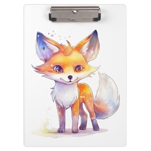Cute Baby Fox-klembord Klembord (Voorkant)