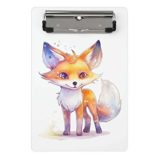 Cute Baby Fox Mini Klembord (Voorkant)