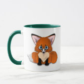 Cute Baby Fox Mok (Links)