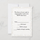 Cute Baby Fox RSVP Kaartje (Achterkant)