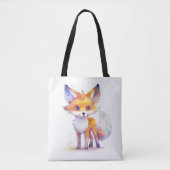 Cute Baby Fox Schouder Tas (Voorkant)