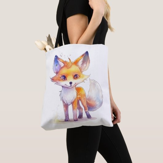 Cute Baby Fox Schouder Tas (Dichtbij)