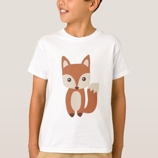 Cute Baby Fox T-shirt (Voorkant)