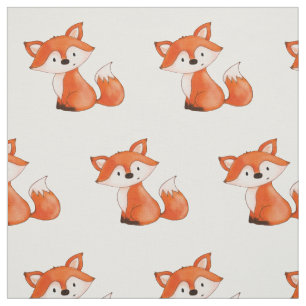 Cute Baby Fox Woodland Animal Stof