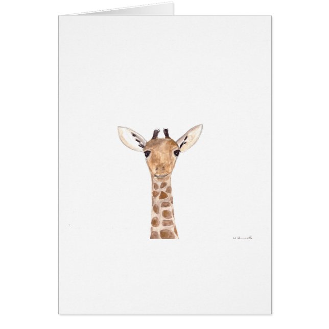 Cute baby giraffe (Voorkant)