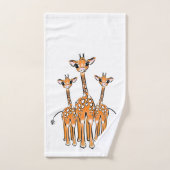 Cute Baby Giraffe, animaux de safari Ensemble de s (Serviette à main)