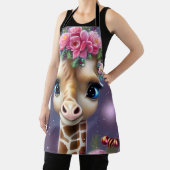 Cute Baby Giraffe Graphic Schort (Insitu)