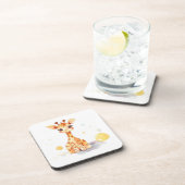 Cute Baby Giraffe Hard Plastic Onderzetter (Rechterzijde)