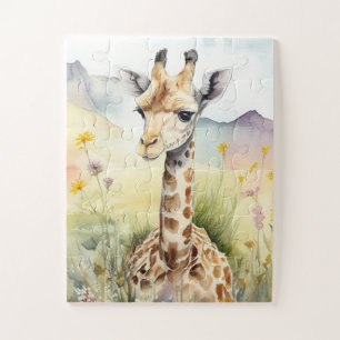 Cute Baby Giraffe Legpuzzel