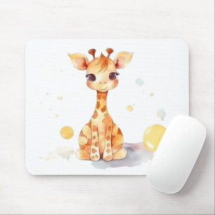 Cute Baby Giraffe Mousepad Muismat