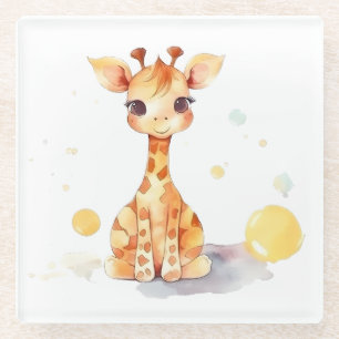 Cute Baby Giraffe Onderzetter