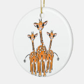 Cute Baby Giraffe, safari animals Ceramic Ornament (Links)