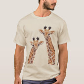 Cute Baby Giraffe T-shirt (Voorkant)