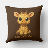 Cute Baby Giraffe Throw Pillow Kussen (Achterkant)