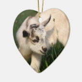 Cute Baby Goat Keramisch Ornament (Links)