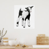 Cute Baby Goat Print (Keuken)