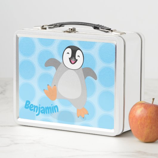 Cute baby happy keperor pinguin cartoon (In situ)