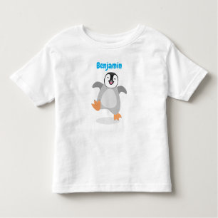 Cute baby happy keperor pinguin cartoon kinder shirts
