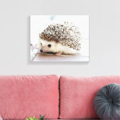 Cute Baby Hedegel Canvas Afdruk (Insitu (Woonkamer))
