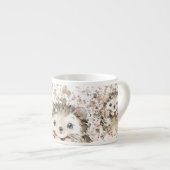 Cute Baby Hedegel Espresso Kop (Voorkant rechts)