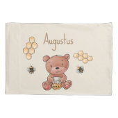 Cute Baby Honey Beer Cub Kussensloop (Achterkant)