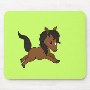 Cute baby Horse Muismat