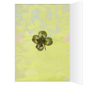 CUTE BABY HUGGING RABBIT Irish St. Patrick's Day (Intérieur (Gauche))