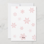 Cute baby Kerstmis Feestdagenkaart (Achterkant)