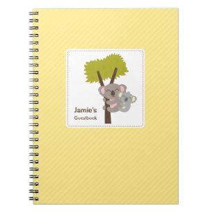 Cute Baby Koala Beer en mammie Baby shower Notitieboek