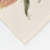 Cute Baby Koala Gold Speckle Fleece Deken (Hoek)