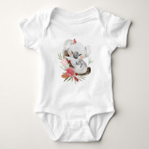 Cute Baby Koala Gold Speckle Romper