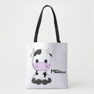 Cute baby-koe-cartoon tote bag