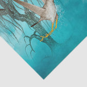 Cute baby komt met ooievaar tissuepapier (Detail)