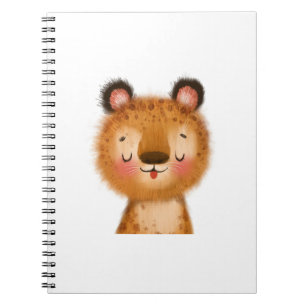 Cute baby leopard Spiral Photo Notebook Notitieboek