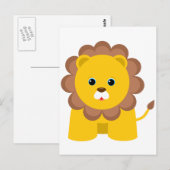 Cute Baby Lion Briefkaart (Voorkant / Achterkant)