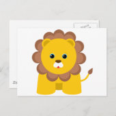 Cute Baby Lion Briefkaart (Voorkant / Achterkant)