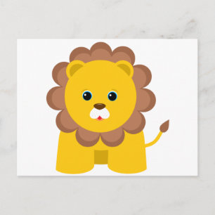 Cute Baby Lion Briefkaart