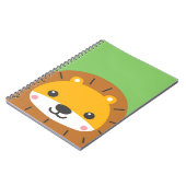 Cute Baby Lion | Cartoon Kunstwerk Notitieboek (Linkerzijde)