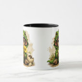 Cute Baby Monkey Dinosaur Costume Coffee Mug (Centre)