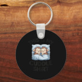 Cute Baby Monkey Lovers This Is My Cuddle  Sleutelhanger (Voorkant)
