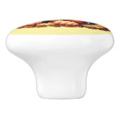 Cute baby monkey unisex keramische knop (Zijkant)