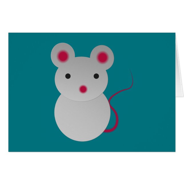 Cute Baby Mouse (Voorkant Horizontaal)